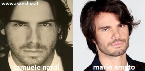Somiglianza tra Samuele Nardi e Mario Amato