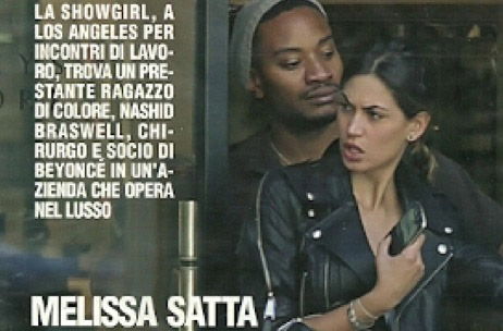 Melissa Satta e Nashid Brasell Melissa Satta e Nashid Brasell