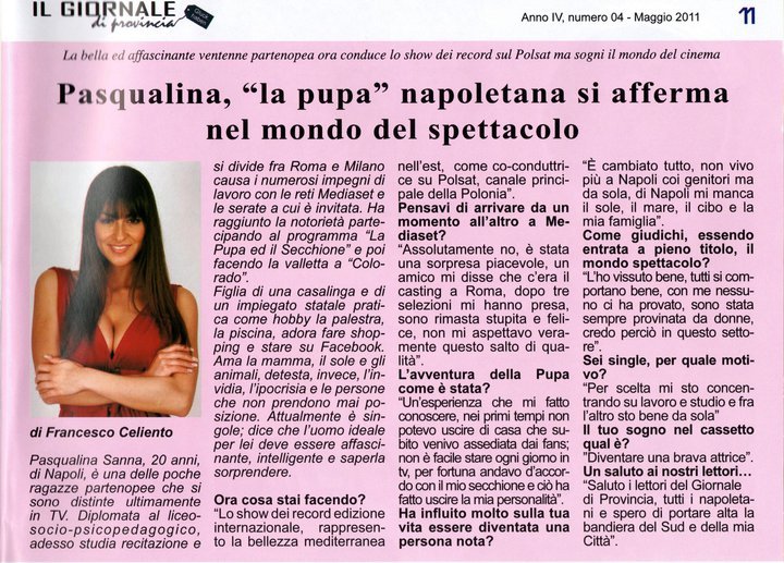 Pasqualina Sanna: intervista