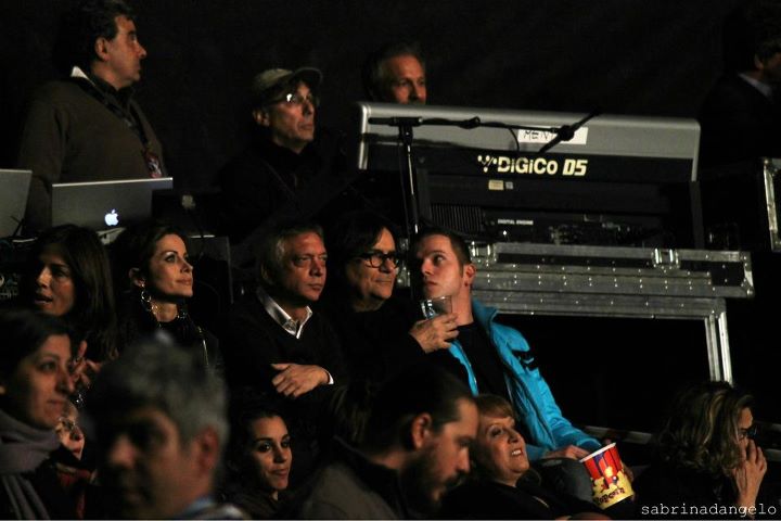 Renato Zero al concerto di Marco Mengoni Renato Zero al concerto di Marco Mengoni