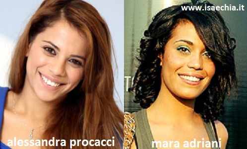 Somiglianza tra Alessandra Procacci e Mara Adriani preview