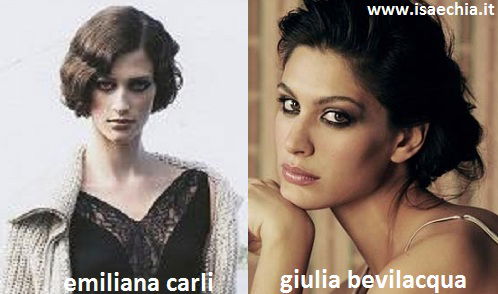 Somiglianza tra Emiliana Carli e Giulia Bevilacqua article-post