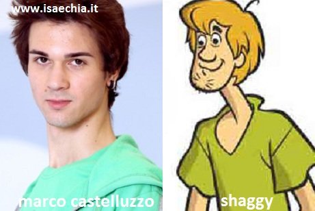 Somiglianza tra Marco Castelluzzo e Shaggy