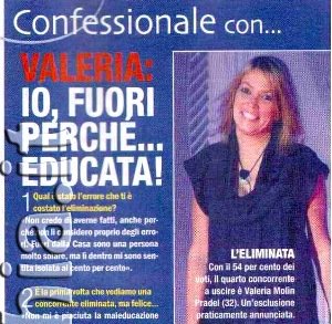Il Confessionale di Laura Drzewicka con Valeria Molin Pradel: “Io, fuori perché educata!”