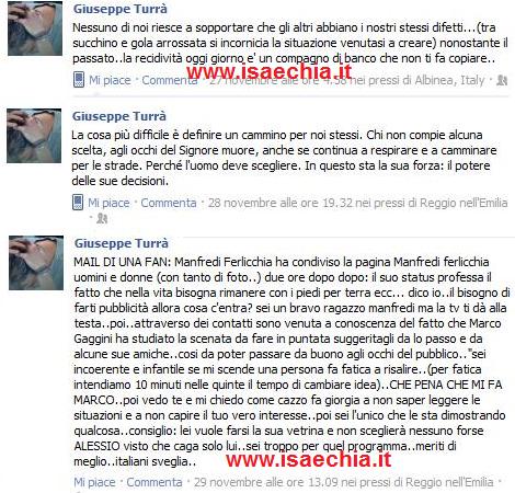 Giuseppe Turrà: ultimi status su Facebook (con riferimenti a Manfredi Ferlicchia e Marco Gaggini) preview