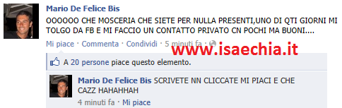 Mario De Felice scrive.. preview