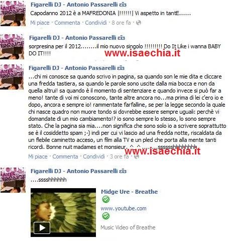 Antonio Passarelli: i suoi ultimi commenti su Facebook