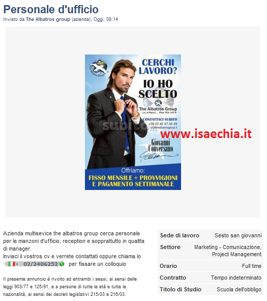 Giovanni Conversano versione testimonial: foto preview