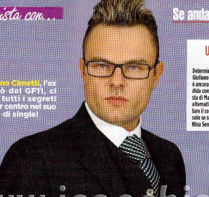 Giuliano Cimetti: “Sono nato tronista, ma corteggerei Nina Senicar” article-post