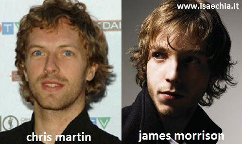 Somiglianza tra James Morrison e Chris Martin preview