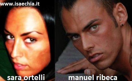 Somiglianza tra Sara Ortelli e Manuel Ribeca