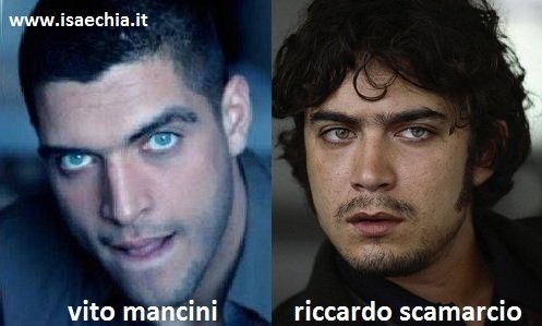 Somiglianza tra Vito Mancini e Riccardo Scamarcio