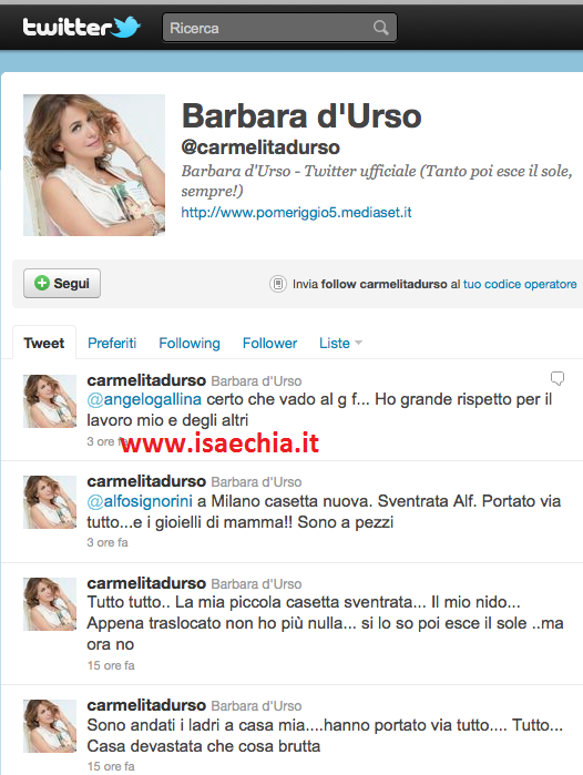 Natale sfortunato per Barbara D’Urso: i ladri le svaligiano casa article-post