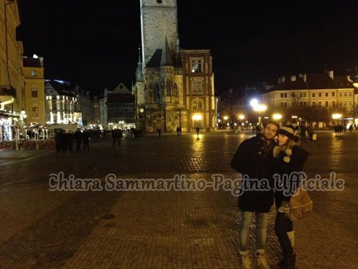 Chiara Sammartino e Gabrio Gamma a Praga: foto