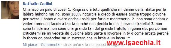 Nathalie Cadlini: foto e status preview