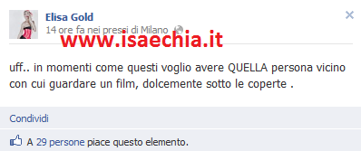 Elisa De Panicis scrive.. preview