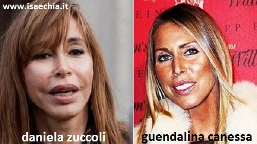 Somiglianza tra Guendalina Canessa e Daniela Zuccoli
