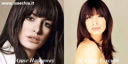Somiglianza tra Martina Pascutti e Anne Hathaway article-post
