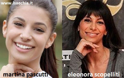 Somiglianza tra Martina Pascutti ed Eleonora Scopelliti preview