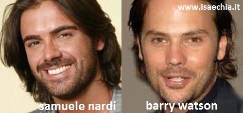 Somiglianza tra Samuele Nardi e Barry Watson