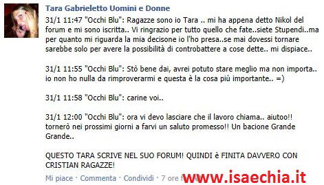 Tara Gabrieletto ai fans: ‘Ormai la mia decisione l’ho presa! Con Cristian Gallella è finita..’ preview