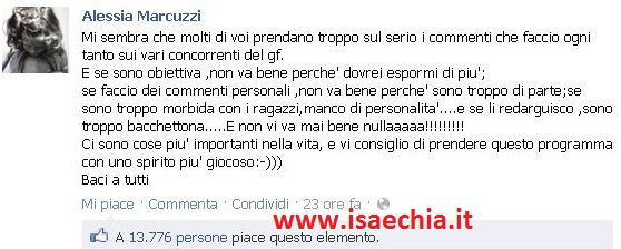 Alessia Marcuzzi scrive.. preview