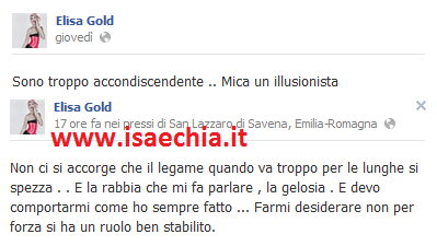 Elisa De Panicis scrive.. preview