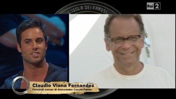 Claudio Viana Fernandez, personal trainer di Alessandro Cecchi Paone, è un escort per uomini?