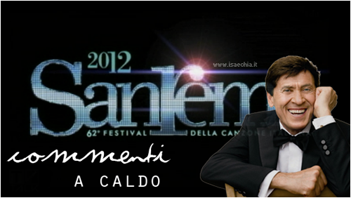 'Sanremo 2012': commenti a caldo