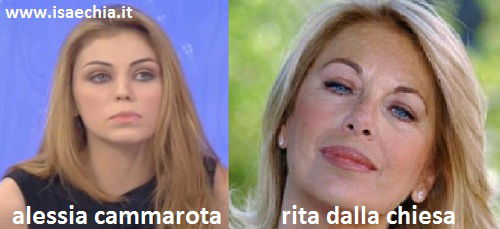 Somiglianza tra Alessia Cammarota e Rita Dalla Chiesa preview