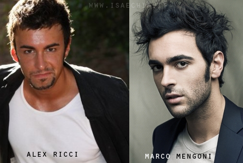 Somiglianza tra Alex Riccio del Trono under e Marco Mengoni preview