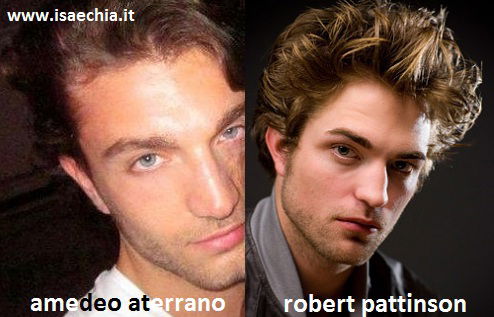 Somiglianza tra Amedeo Aterrano e Robert Pattinson preview