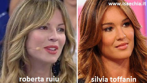 Somiglianza tra Roberta Ruiu e Silvia Toffanin preview