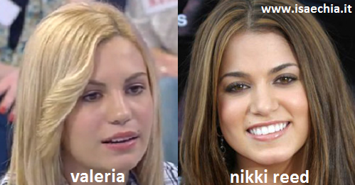 Somiglianza tra Valeria del Trono under e Nikki Reed preview