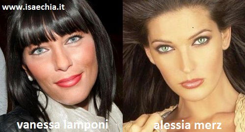 Somiglianza tra Vanessa Lamponi e Alessia Merz article-post