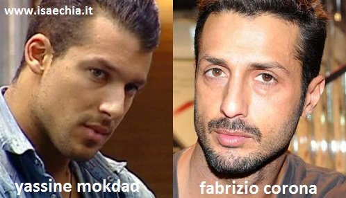Somiglianza tra Yassine Mokdad e Fabrizio Corona