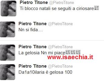 Pietro Titone stufo della gelosia di Ilaria Natali? preview