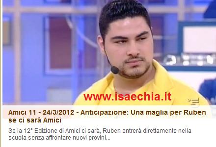 ‘Amici di Maria De Filippi’: Ruben Felizardo se ci sarà una nuova edizione del programma entrerà di diritto nella scuola article-post