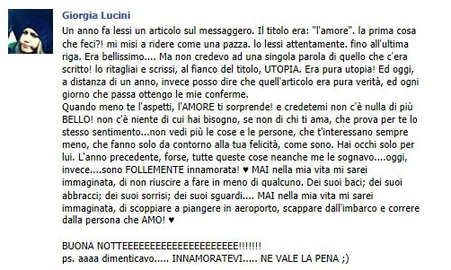 Giorgia Lucini scrive… article-post