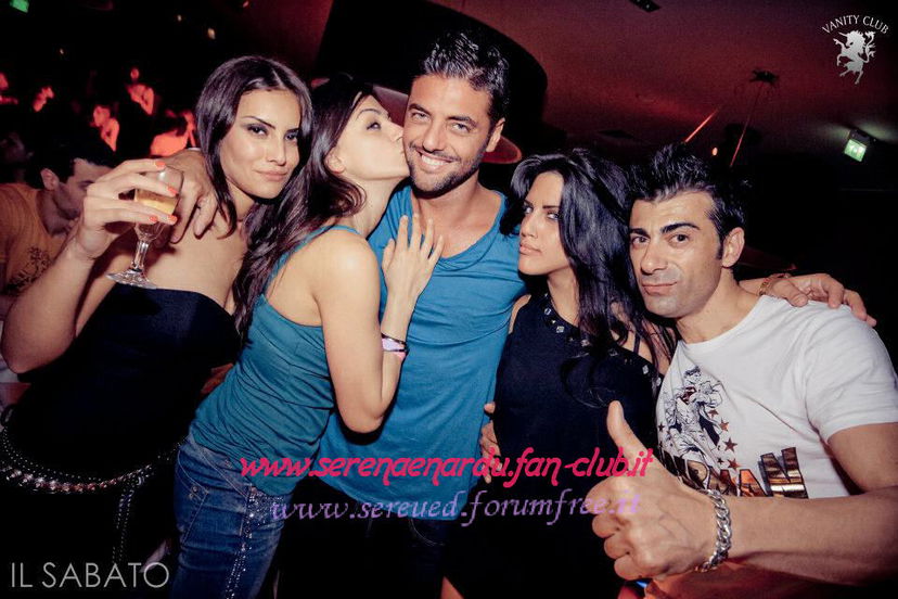 Serena e Gianfranco Enardu, Diego Daddì e Marco Meloni in discoteca: foto preview