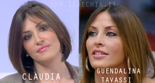 Somiglianza tra Claudia, corteggiatrice di Alessio Lo Passo, e Guendalina Tavassi preview