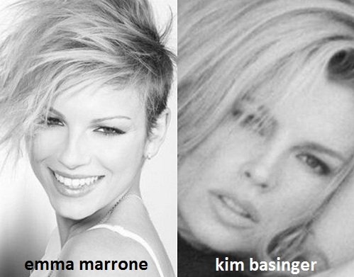 Somiglianza tra Emma Marrone e Kim Basinger