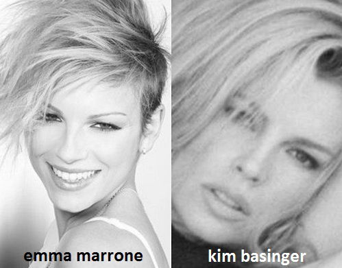 Somiglianza tra Emma Marrone e Kim Basinger preview