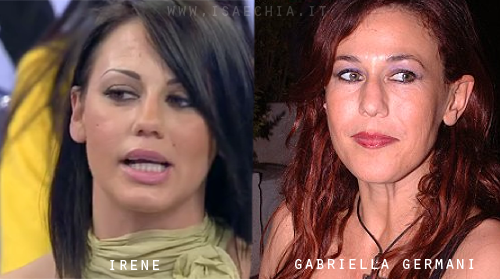 Somiglianza tra Irene Pomeridiano del Trono under e Gabriella Germani preview