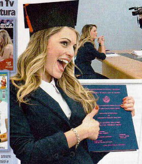 Ramona Amodeo: “Per vestirmi da laureata ho lavorato con ago e filo. Mario De Felice…Chi?” article-post