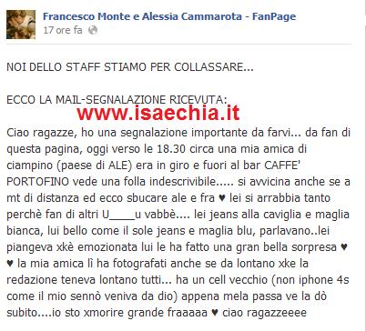 Anticipazione dell’ultima esterna tra Francesco Monte ed Alessia Cammarota article-post