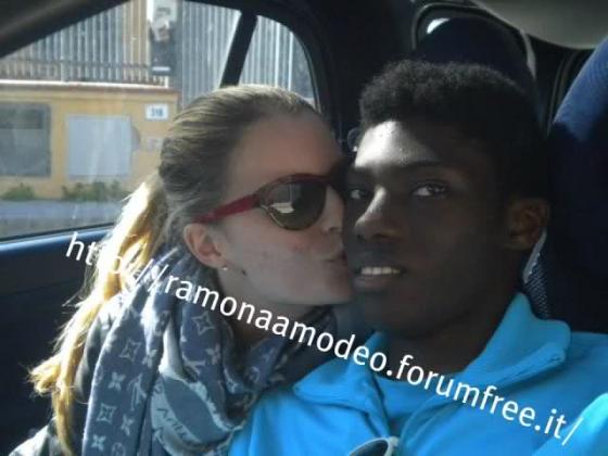 Ramona Amodeo e un fan Ramona Amodeo e un fan