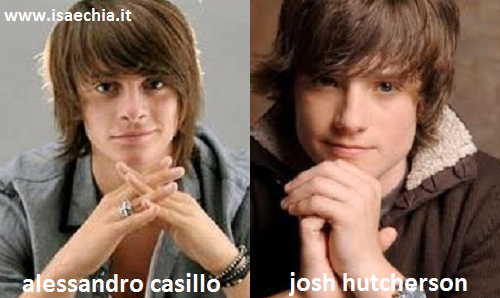 Somiglianza tra Alessandro Casillo e Josh Hutcherson