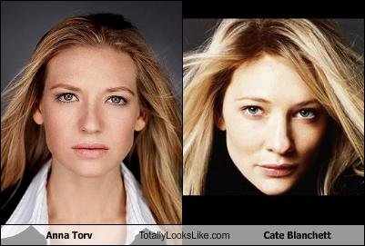 Somiglianza tra Cate Blanchett e Anna Torv