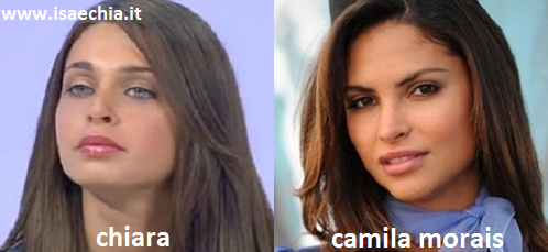 Somiglianza tra Chiara Carlini, corteggiatrice di Francesco Monte, e Camila Morais article-post